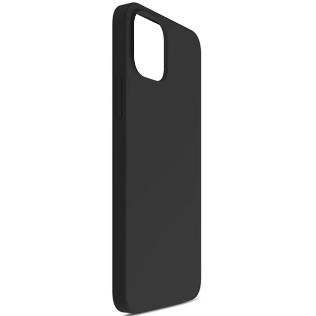 Чехол 3mk Silicone Case для iPhone 12 | 12 Pro Black (5903108499019)