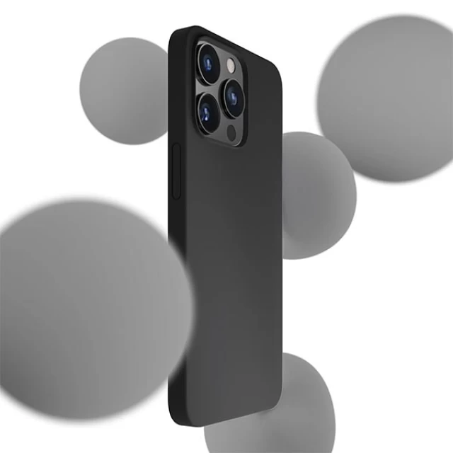 Чохол 3mk Silicone Case для iPhone 13 Pro Black (5903108499040)