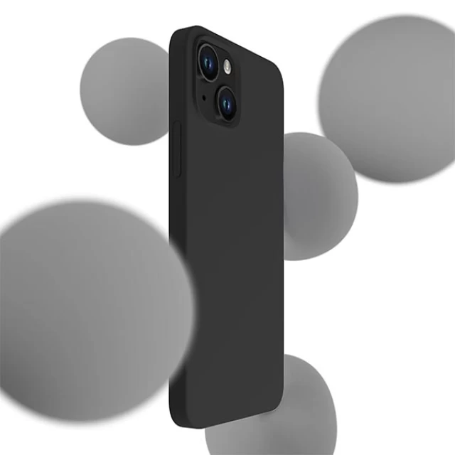 Чохол 3mk Silicone Case для iPhone 14 Black (5903108499071)