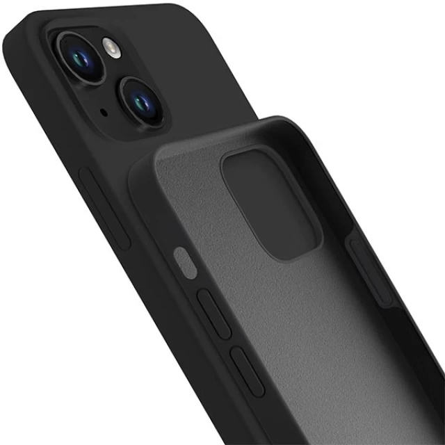 Чехол 3mk Silicone Case для iPhone 14 Black (5903108499071)