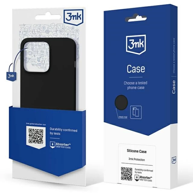 Чехол 3mk Silicone Case для iPhone 14 Pro Black (5903108499088)