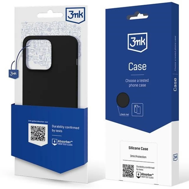 Чохол 3mk Silicone Case для iPhone 14 Pro Max Black (5903108499101)