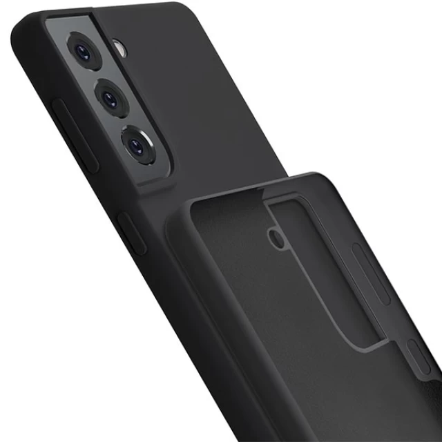 Чехол 3mk Silicone Case для Samsung Galaxy S22 5G (S901) Black (5903108499194)