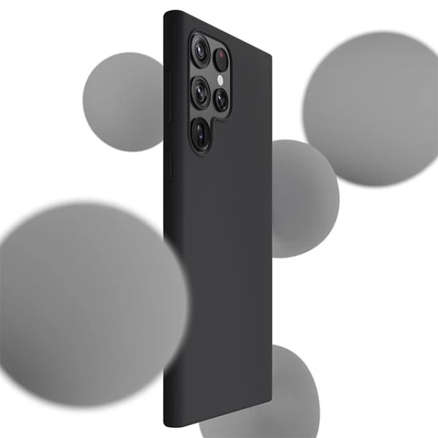 Чохол 3mk Silicone Case для Samsung Galaxy S23 Ultra (S918) Black (5903108499286)