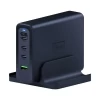 Сетевое зарядное устройство 3mk Hyper Charging Station PD 240W 3xUSB-C | USB-A Dark Blue (5903108515146)