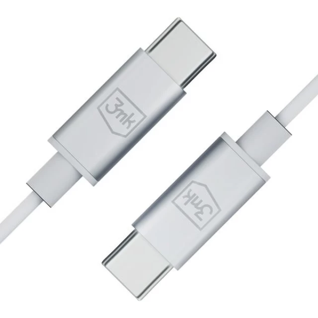 Наушники 3mk Wired Earphones USB-C White (5903108518062)