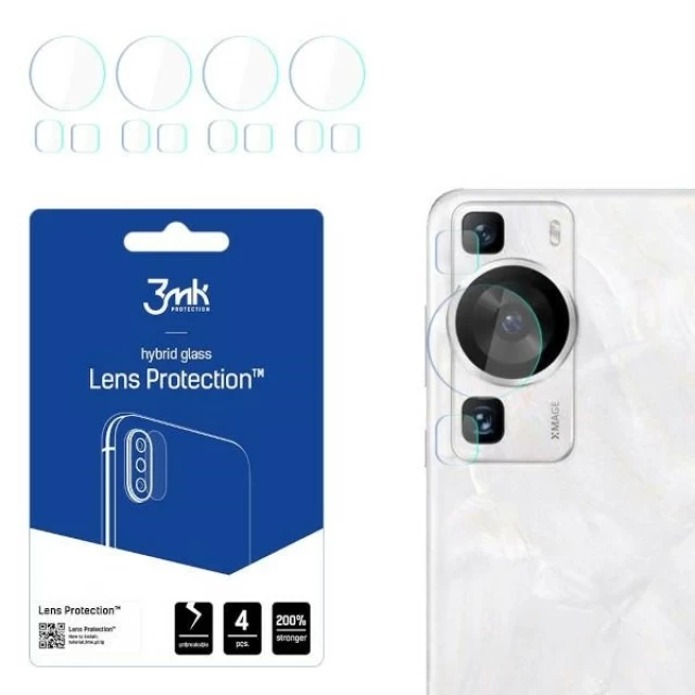 Захисне скло для камери 3mk Lens Protect (4 PCS) для Huawei P60 Pro Clear (5903108521833)