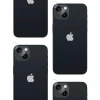 Чохол та захисне скло 3mk Comfort Set 4in1 для iPhone 14 Clear Black (5903108523325)
