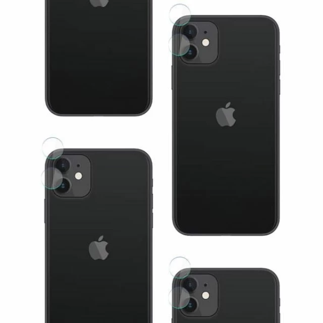 Чехол и защитное стекло 3mk Comfort Set 4in1 для iPhone 11 | Xr Clear Black (5903108523431)