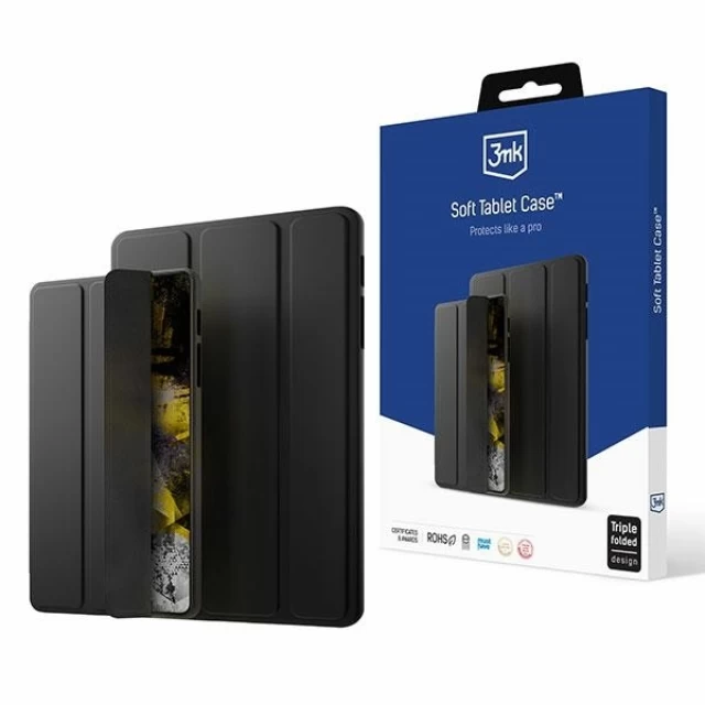Чехол 3mk Soft Tablet Case для Samsung Galaxy Tab S7 | S8 Black (5903108526913)