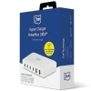 Мережевий зарядний пристрій 3mk Hyper Charger PowerMax QC/PD 100W 4xUSB-C | 2x USB-A White