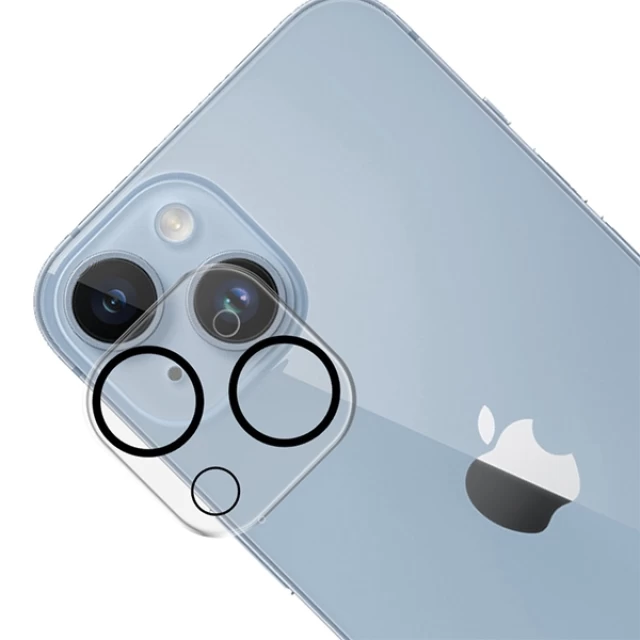 Захисне скло 3mk для камери iPhone 14 | 14 Plus Lens Pro Full Cover Clear (3mk Lens Pro Full Cover(8))