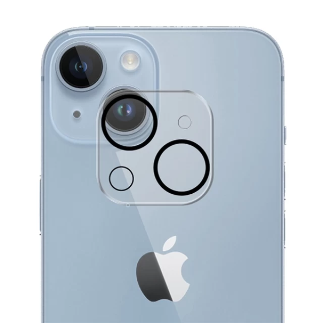 Захисне скло 3mk для камери iPhone 15 | 15 Plus Lens Pro Full Cover Clear (3mk Lens Pro Full Cover(10))