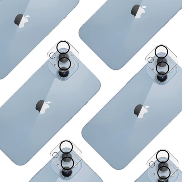Защитное стекло 3mk для камеры iPhone 15 | 15 Plus Lens Pro Full Cover Clear (3mk Lens Pro Full Cover(10))