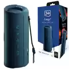 Портативная колонка 3mk Fuego 30W Bluetooth 5.3 TWS Wireless Speaker IPX7 Blue (5903108528276)