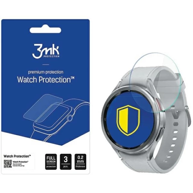 Защитное стекло 3mk FlexibleGlass для Samsung Galaxy Watch 6 Classic 43 mm Clear (5903108533409)