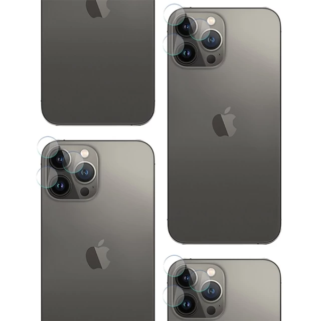 Чохол та захисне скло 3mk Comfort Set 4in1 для iPhone 15 Pro Clear Black (5903108536646)