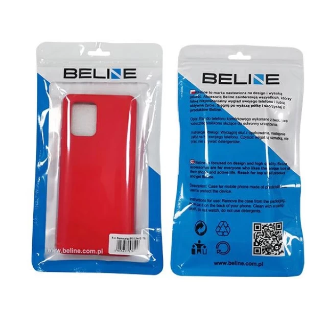 Чохол Beline Silicone для Samsung Galaxy S10 Lite (G770) | A91 Red (5903657570467)
