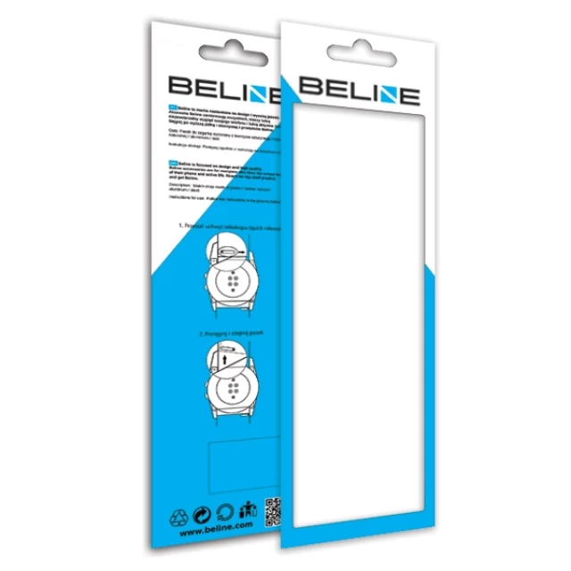 Універсальний ремінець Beline GT для Android 20 mm Dark Brown (5903919060484)
