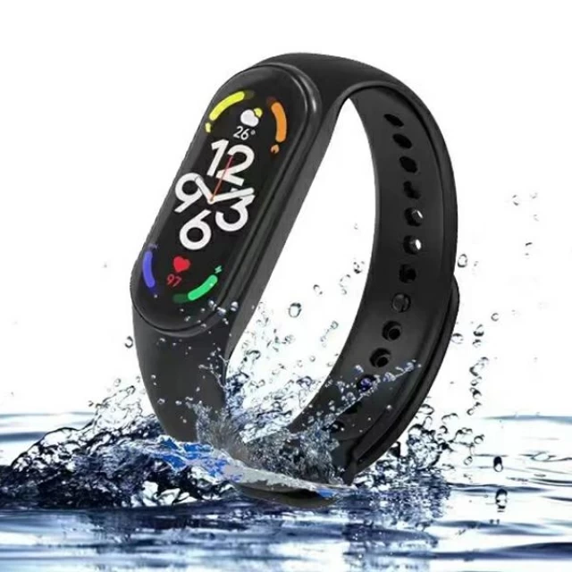 Ремінець Beline Silicone для Xiaomi Mi Band 7/6/5 Black (5903919061207)