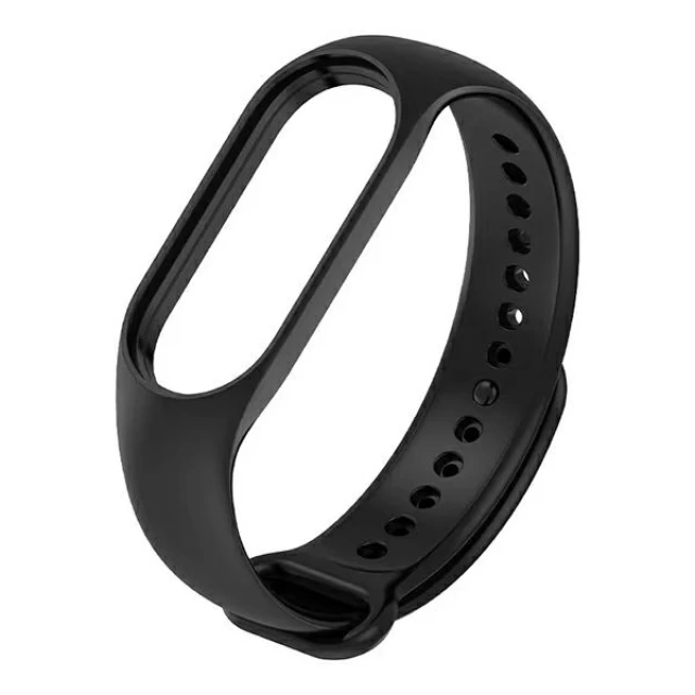 Ремінець Beline Silicone для Xiaomi Mi Band 7/6/5 Black (5903919061207)