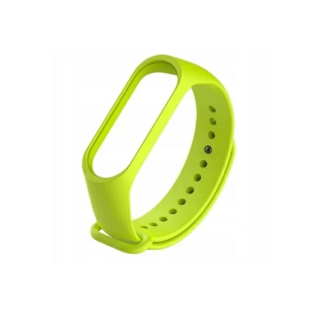 Ремінець Beline Silicone для Xiaomi Mi Band 7/6/5 Lime (5904422911263)