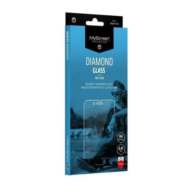 Захисне скло MyScreen Protector Diamond Glass для iPhone 16e Black (MD9816TG)