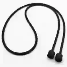 Шнур-фіксатор на шию Beline для навушників Black (5905359812173)
