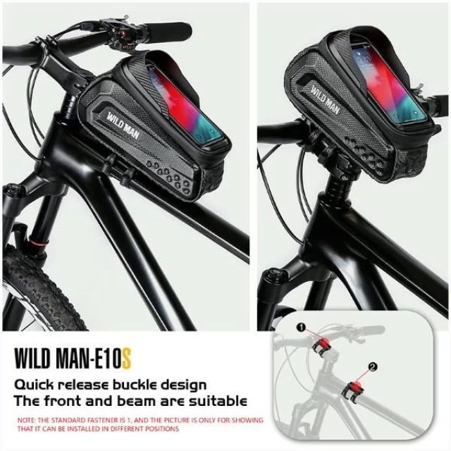 Велосипедний тримач WILDMAN L E10S Black (ES3)