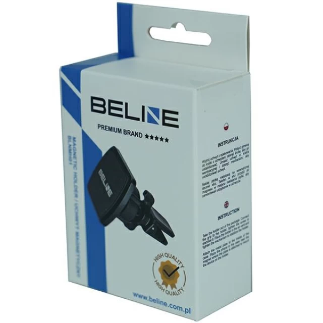 Автотримач Beline BLNCH01 3 in 1 Air Vent/Dashboard/Windscreen Black (5905359815303)