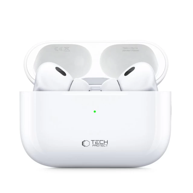 Бездротові навушники Tech-Protect Ultraboost Pro TWS White (5906203690992)
