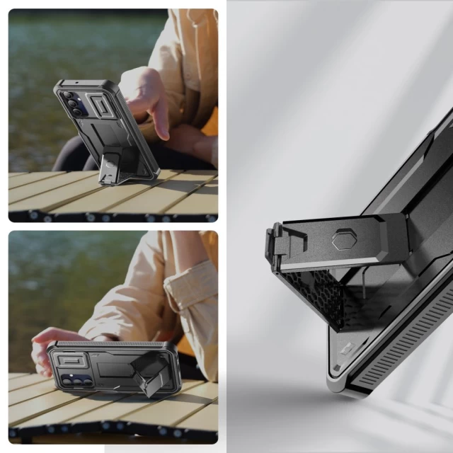 Чехол Tech-Protect Kevlar Cam+ для Samsung Galaxy A15 (A155-A156) Black (5906203691166)
