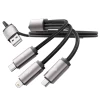 Кабель Tech-Protect UltraBoost 3-in-1 USB-A to Lightning | USB-C | micro-USB 1m Grey (5906203691272)