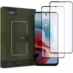 Захисне скло Hofi Glass Pro+ для Motorola Moto G34 5G (2 pack) Black (5906203691425)