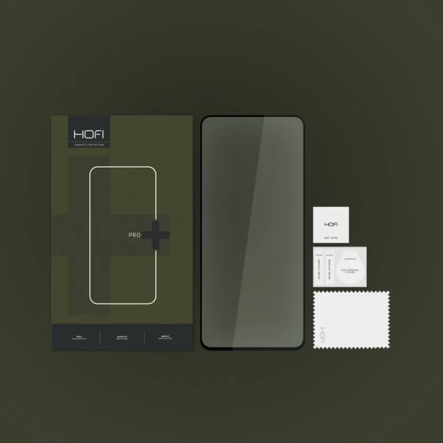 Захисне скло Hofi Glass Pro+ для Xiaomi Poco X6 5G Black (5906203691807)