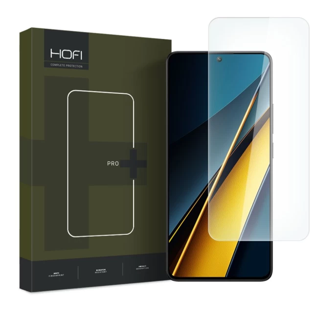 Защитное стекло Hofi Glass Pro+ для Xiaomi Poco X6 Pro 5G Clear (5906203691821)