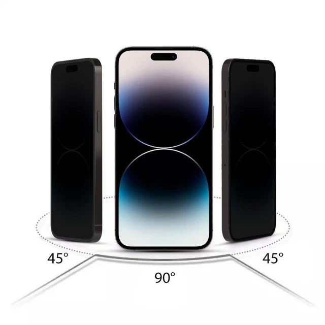 Защитное стекло Hofi Anti Spy Glass Pro+ для Samsung Galaxy S24 Ultra (S928) Privacy (5906203692286)