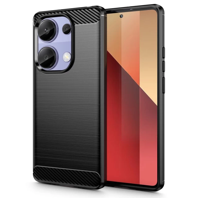 Чехол Tech-Protect TpuCarbon для Xiaomi Redmi Note 13 Pro 4G/LTE Black (5906302300181)