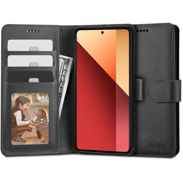 Чехол-книжка Tech-Protect Wallet для Xiaomi Redmi Note 13 Pro 4G/LTE | Poco M6 Pro 4G/LTE Black (5906302300204)