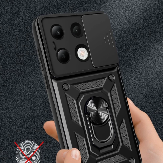 Чехол Tech-Protect Camshield Pro для Xiaomi Redmi Note 13 4G/LTE Black (5906302300310)