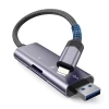 Адаптер Tech-Protect UltraBoost SD/micro SD/Lightning/USB-A Grey (5906302307845)