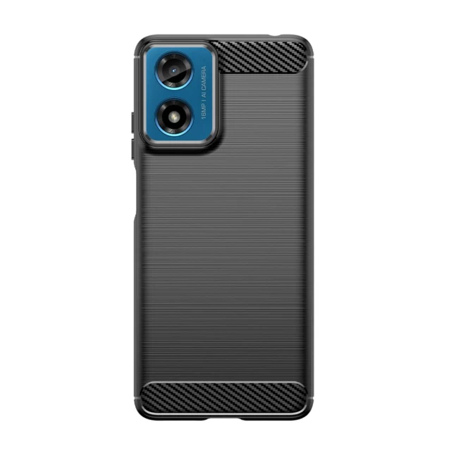 Чехол Tech-Protect TpuCarbon для Motorola Moto G24 | G24 Power | G04 Black (5906302307876)