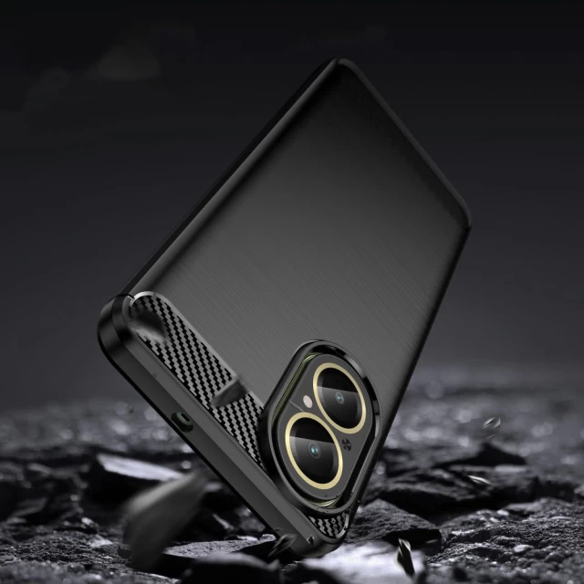 Чехол Tech-Protect TpuCarbon для Realme C67 4G/LTE Black (5906302308170)