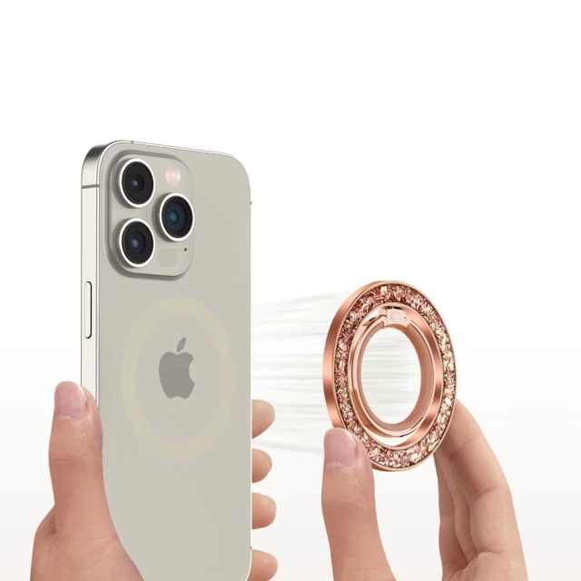 Кольцо-держатель Tech-Protect MMR200 Phone Ring Rose Gold with MagSafe (5906302308774)