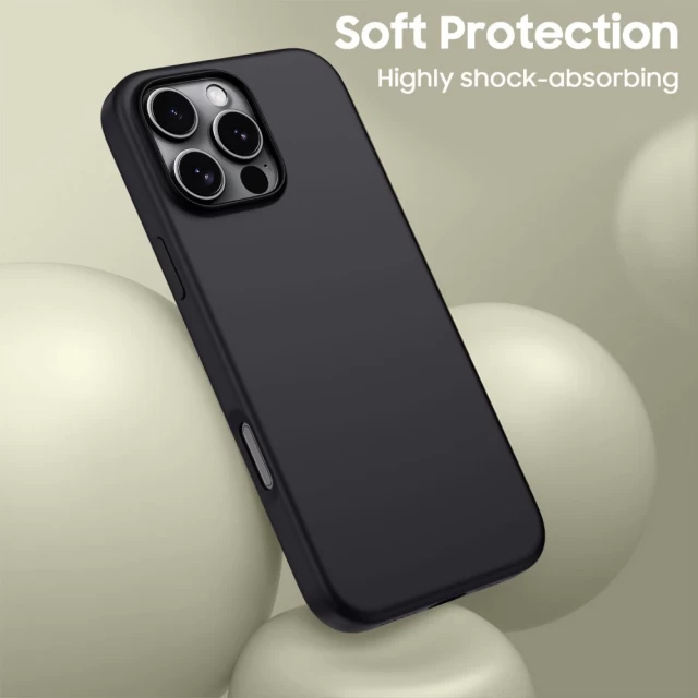 Чохол Tech-Protect Silicone для iPhone 16 Pro Max Matte Black with MagSafe (5906302311774)