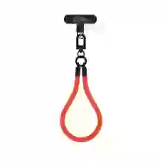 Ремешок Tech-Protect C3S Rope Wrist Strap Neon Orange Black (5906302312719)