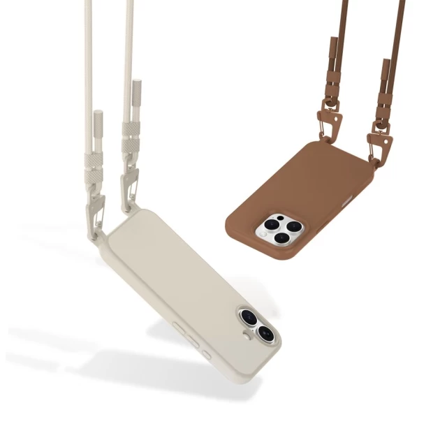 Чехол Tech-Protect MagNecklace для iPhone 15 Pro Cosmic Latte with MagSafe (5906302313136)