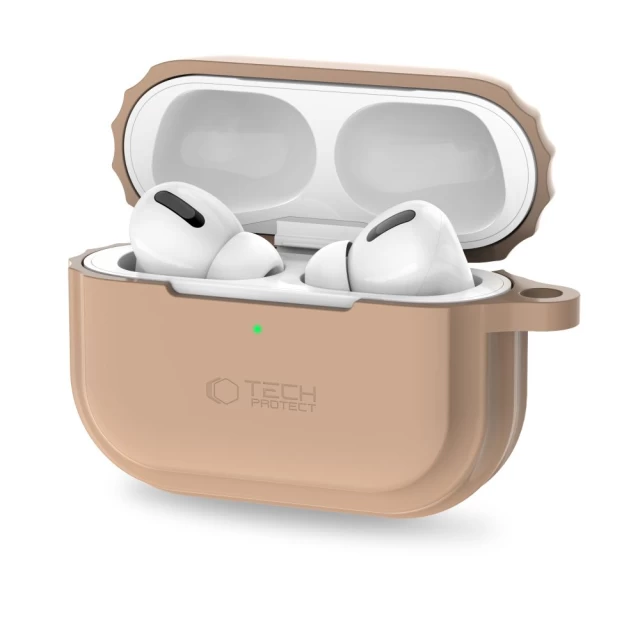 Чохол для навушників Tech-Protect Silicone Rope для AirPods Pro 2 | 1 Cafe Latte (5906302313235)