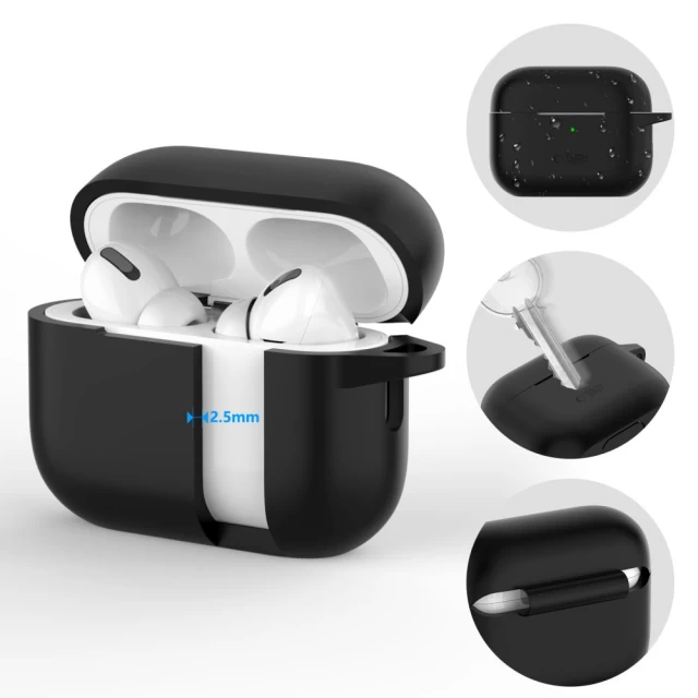 Чохол для навушників Tech-Protect Silicone Hook для AirPods Pro 2 | 1 Cafe Latte (5906302313280)