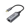 Адаптер Tech-Protect UltraBoost USB-C to Ethernet RJ45 1000Mbps Black (5906302321834)